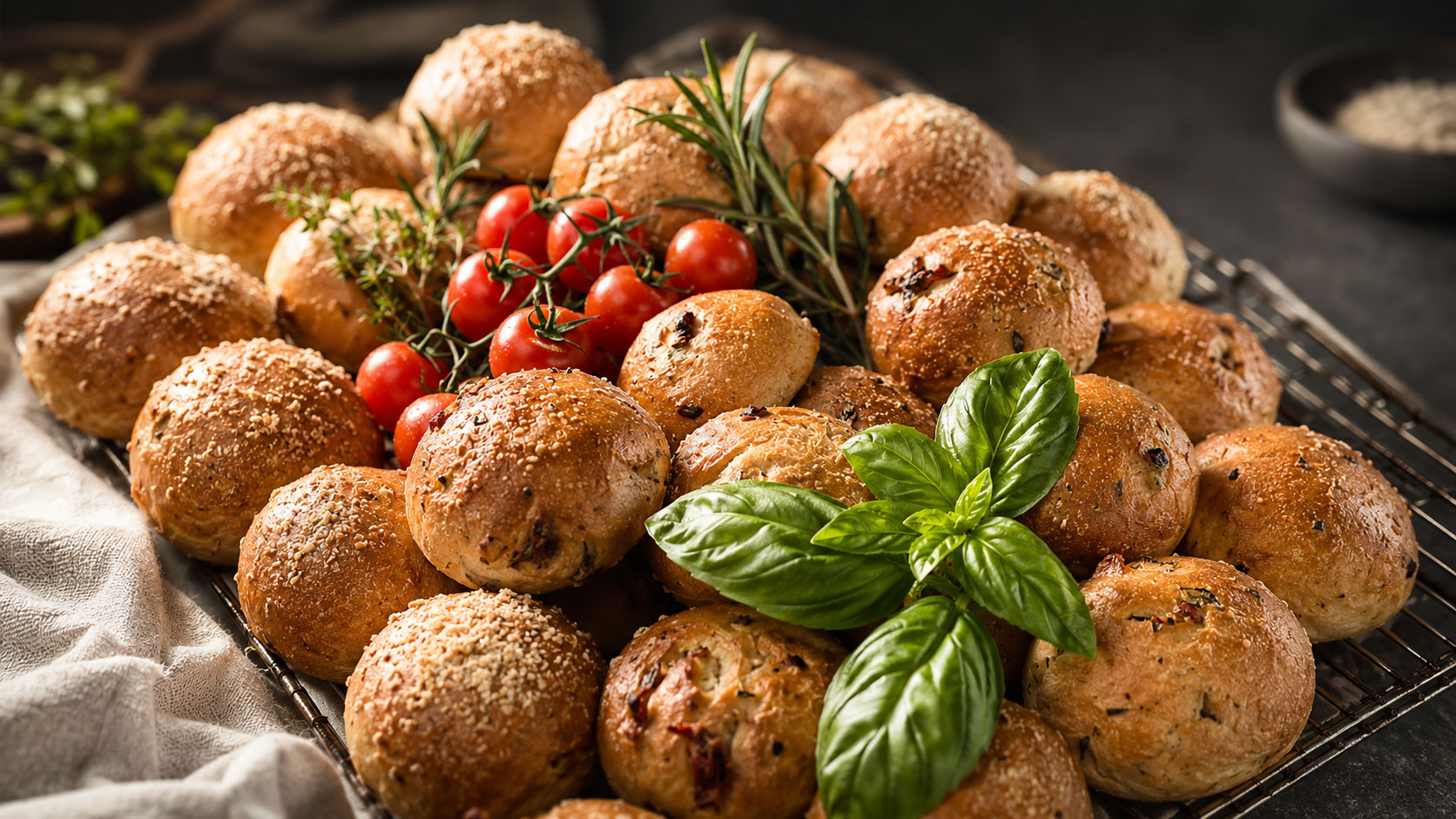 Homemade Bread Rolls - Sheldon Kitchen